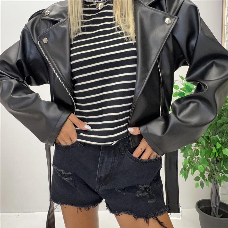 chiodo in ecopelle midy